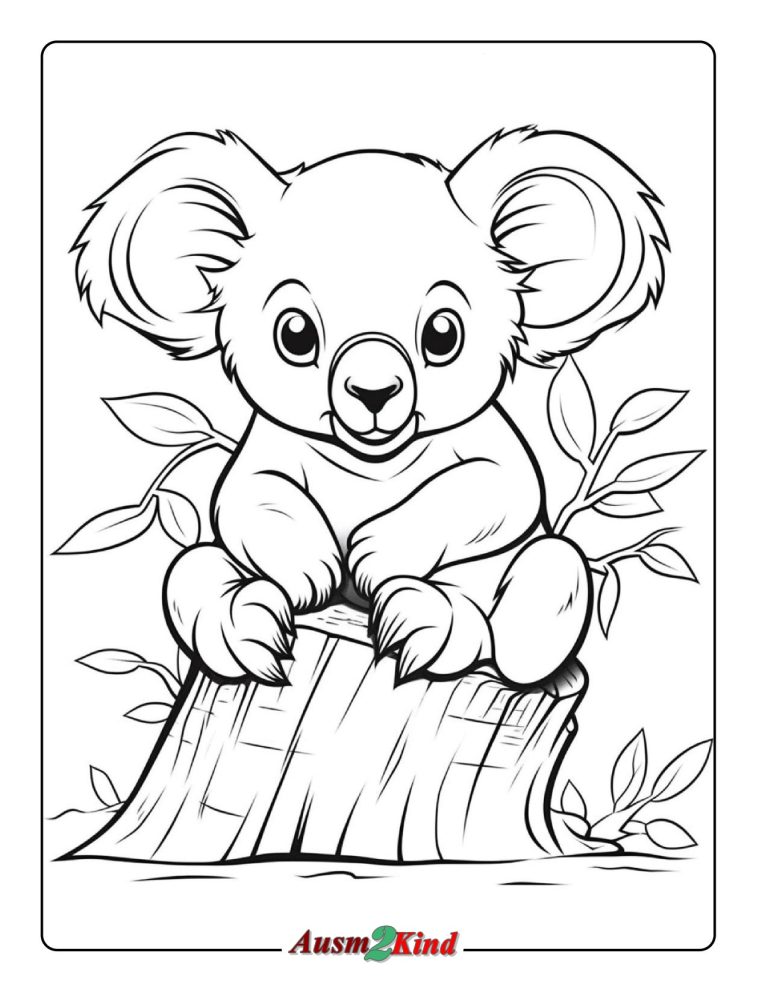 14 Einzigartige Ausmalbilder Koalas in hoher Qualität – Drucken