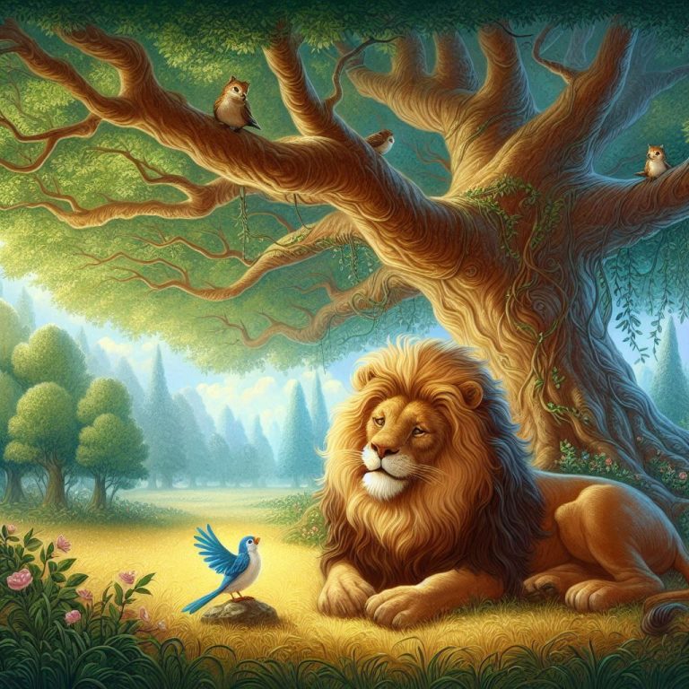 Der Löwe und der Vogel Märchen